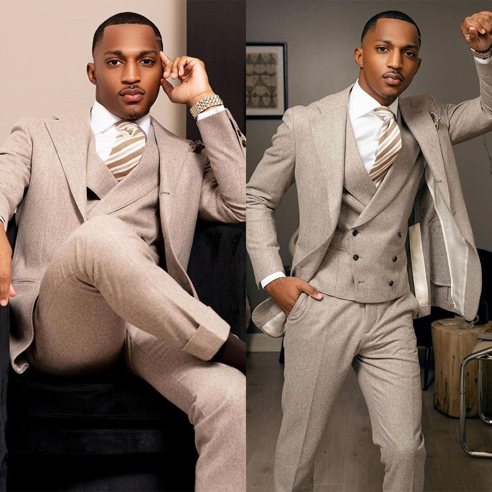 Men'S Formal Wear Waistcoat - Classic Men Suits Formal Business Casual