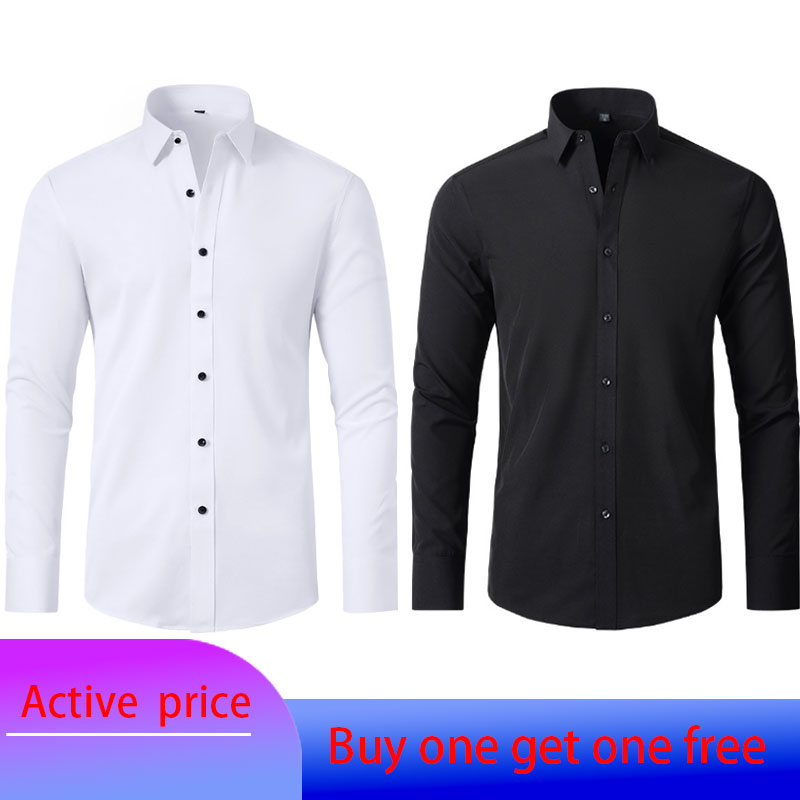 Men Formal Wear For Summer - 6XL Men's fashion long-sleeved shirt Spring
