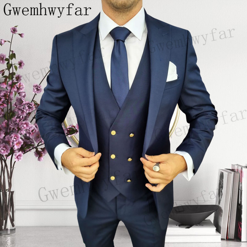 Gwenhwyfar Groomsmen Peaked La - Men Formal Wear For Dinner 리뷰 및 가격