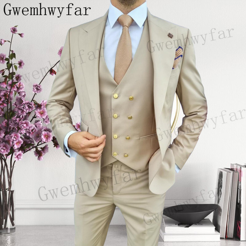 Gwenhwyfar Groomsmen Peaked La - Men Formal Wear For Dinner 리뷰 및 가격