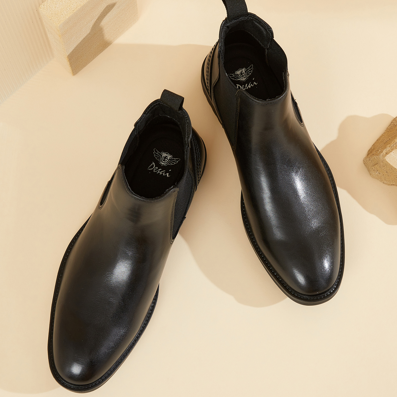 Men Leather Chelsea Boots Slip - Men'S Style Formal Wear 리뷰 및 가격