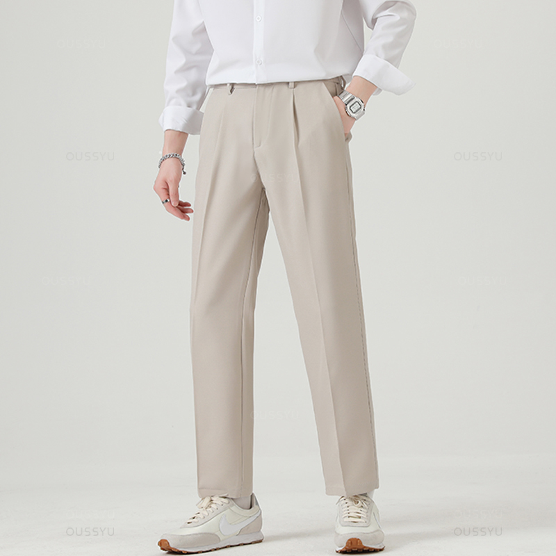 Brand Clothing Smooth Suit Pan - Men'S Formal Wear Accessories 리뷰 및 가격