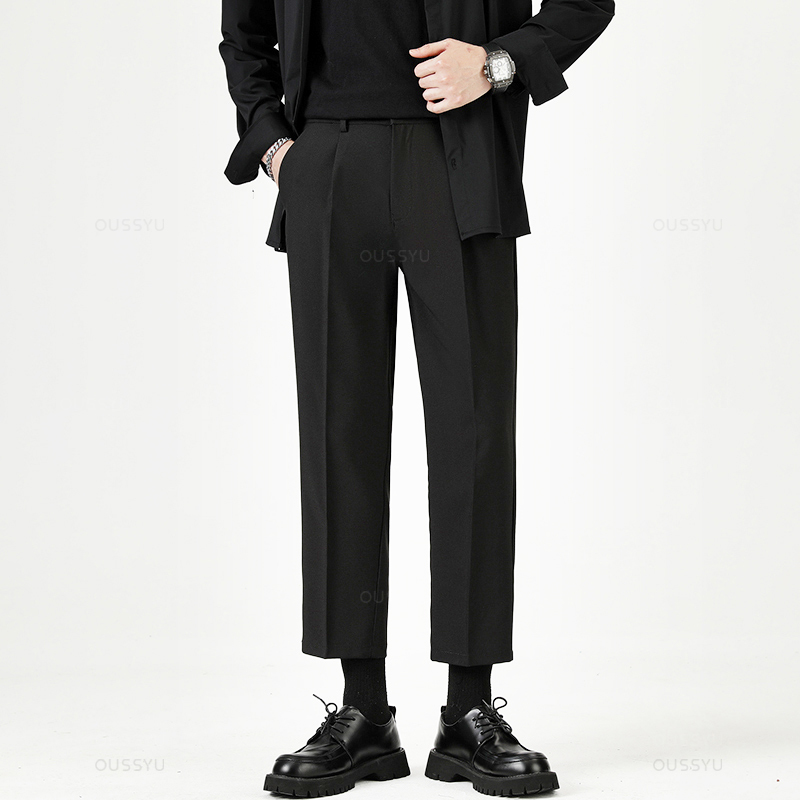 Brand Clothing Smooth Suit Pan - Men'S Formal Wear Accessories 리뷰 및 가격