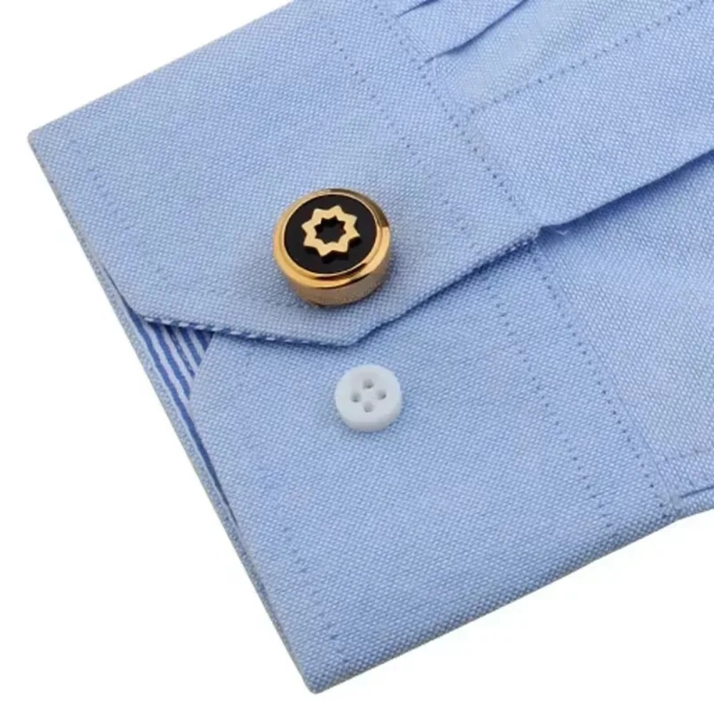 Round Cufflinks High-end Simpl - Men'S Style Formal Wear 리뷰 및 가격