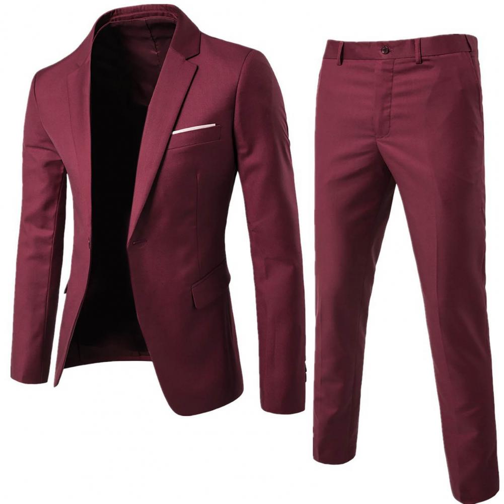 Men Pants Set Groom Wedding Bl - Men Formal Wear Wedding 리뷰 및 가격