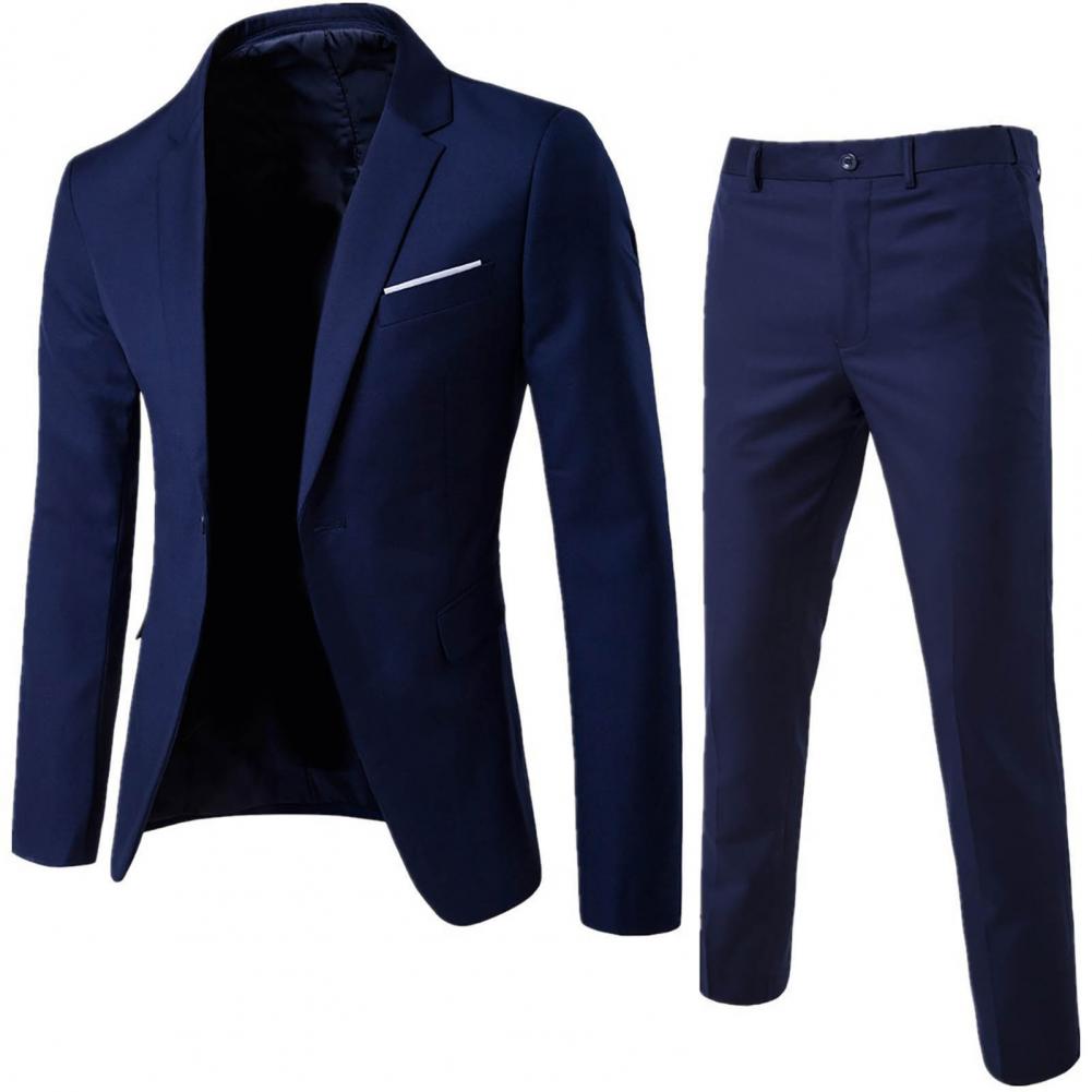 Men Pants Set Groom Wedding Bl - Men Formal Wear Wedding 리뷰 및 가격