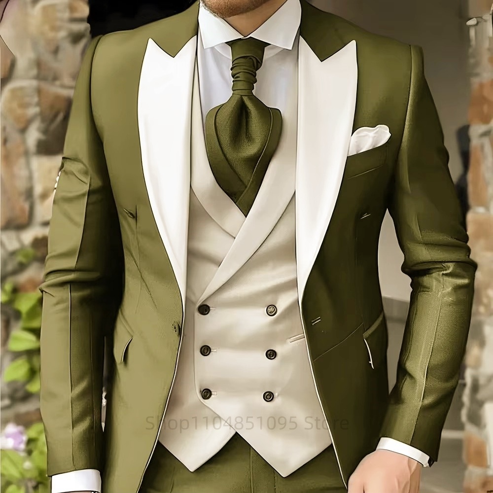 Men's Suits Elegant Pointed Co - Men Formal Wear For Dinner 리뷰 및 가격