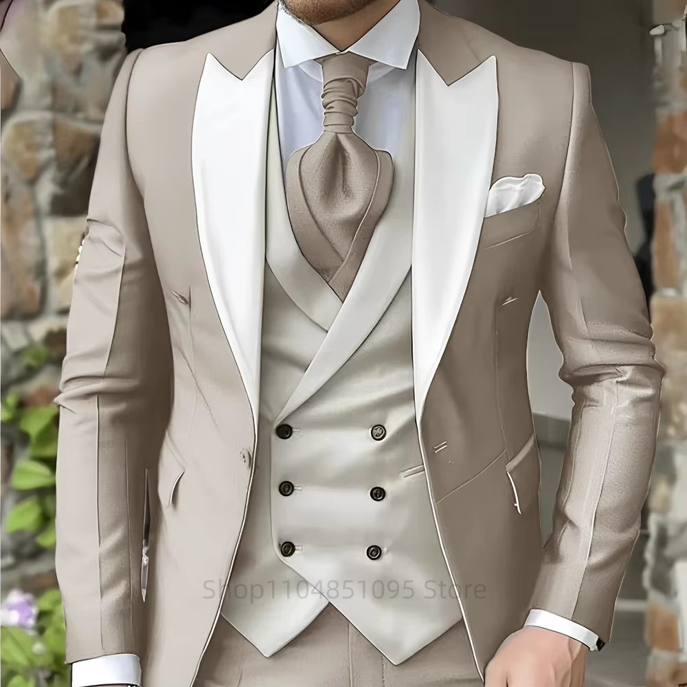 Men's Suits Elegant Pointed Co - Men Formal Wear For Dinner 리뷰 및 가격