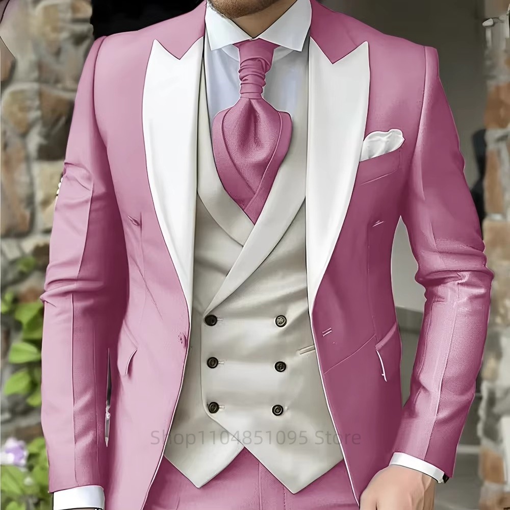 Men's Suits Elegant Pointed Co - Men Formal Wear For Dinner 리뷰 및 가격