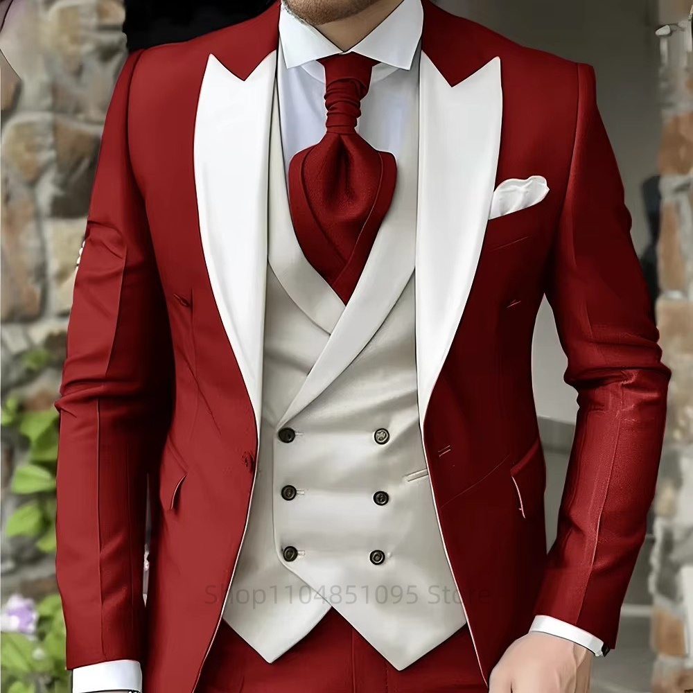 Men's Suits Elegant Pointed Co - Men Formal Wear For Dinner 리뷰 및 가격