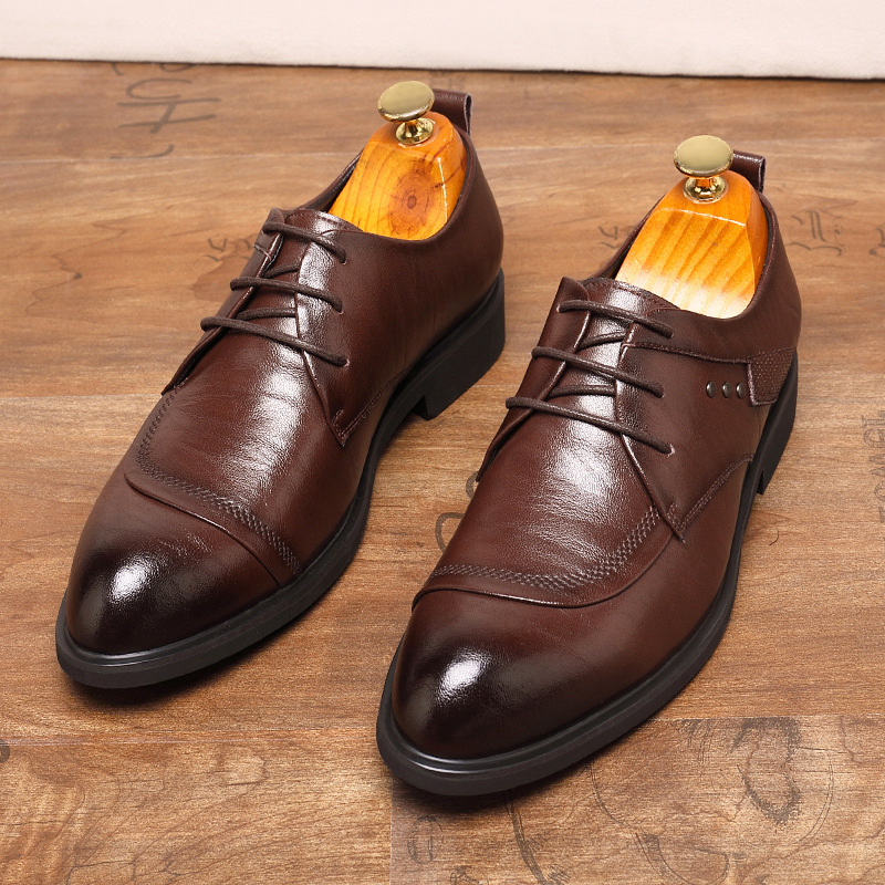 Leather Oxford Shoes With Meta - Men'S Formal Party Wear Shoes 리뷰 및 가격