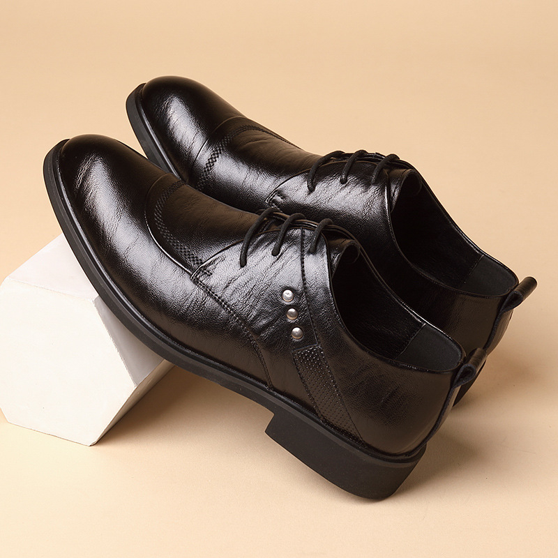 Leather Oxford Shoes With Meta - Men'S Formal Party Wear Shoes 리뷰 및 가격