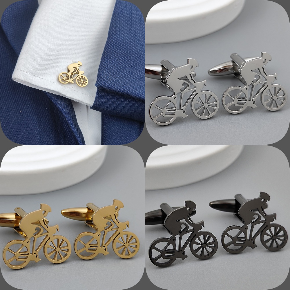 Bicycle racer gold-plated cuff - Men'S Formal Wear Ties 리뷰 및 가격