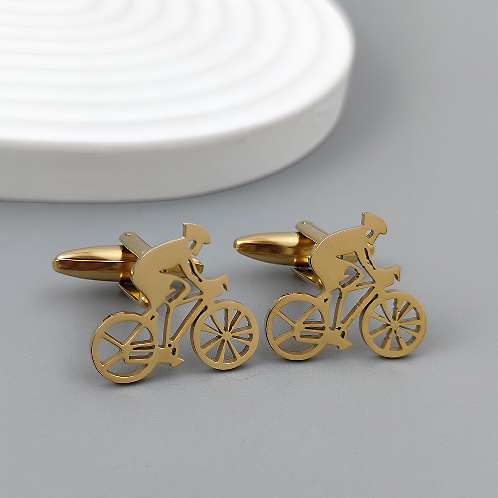 Bicycle racer gold-plated cuff - Men'S Formal Wear Ties 리뷰 및 가격