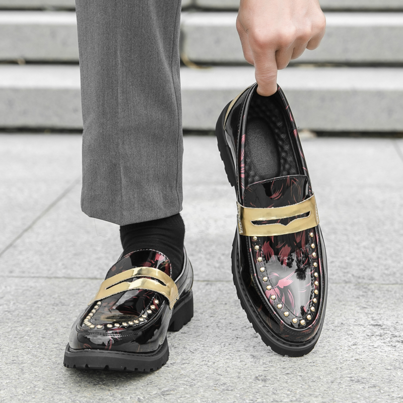 Men Fashionable Loafers PU Thi - Men'S Style Formal Wear 리뷰 및 가격