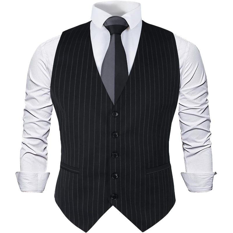 Mens Pinstripe Business Suit V - Men Formal Wear Wedding 리뷰 및 가격
