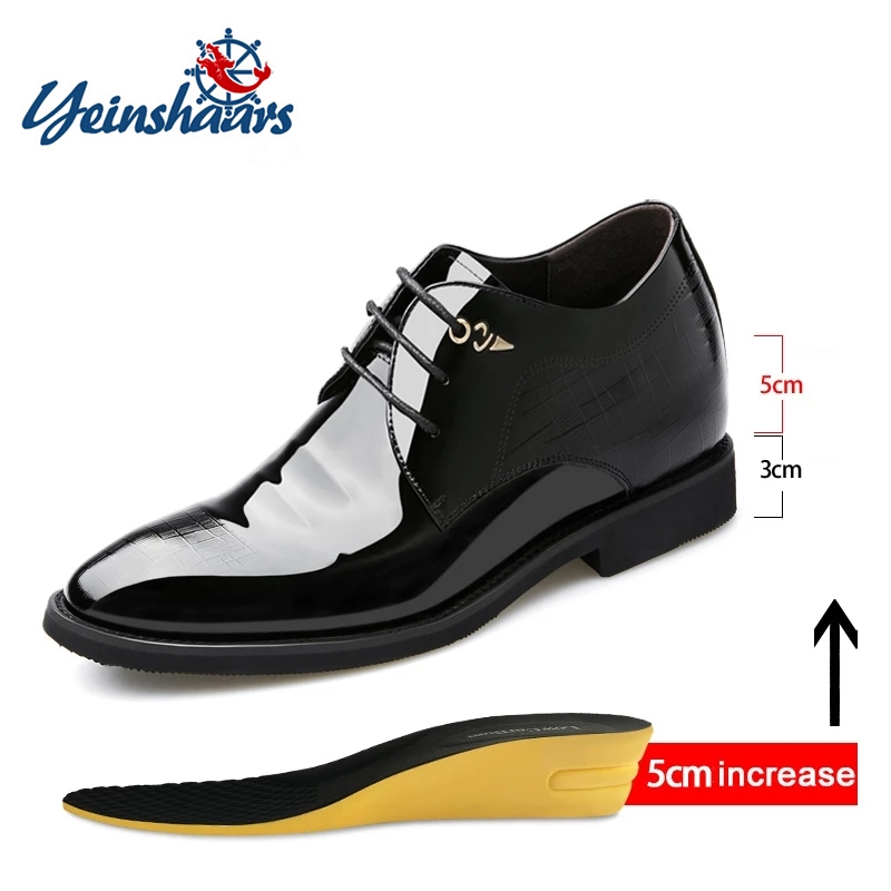 3/6/8 Cm Elevator Shoes Men Dr - Men'S Formal Wear Accessories 리뷰 및 가격