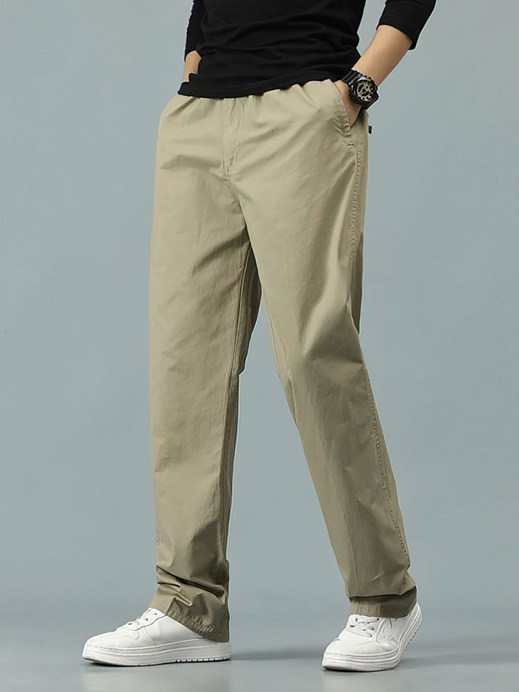 100% Cotton Straight Casual Pa - Men Formal Wear For Summer 리뷰 및 가격