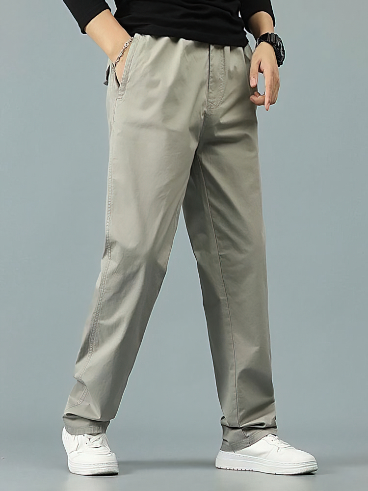 100% Cotton Straight Casual Pa - Men Formal Wear For Summer 리뷰 및 가격