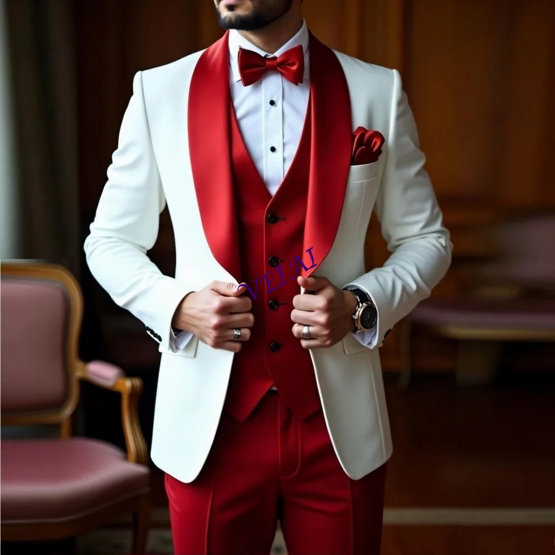 CustomizedNew White And Red Me - Men Formal Wear Wedding 리뷰 및 가격