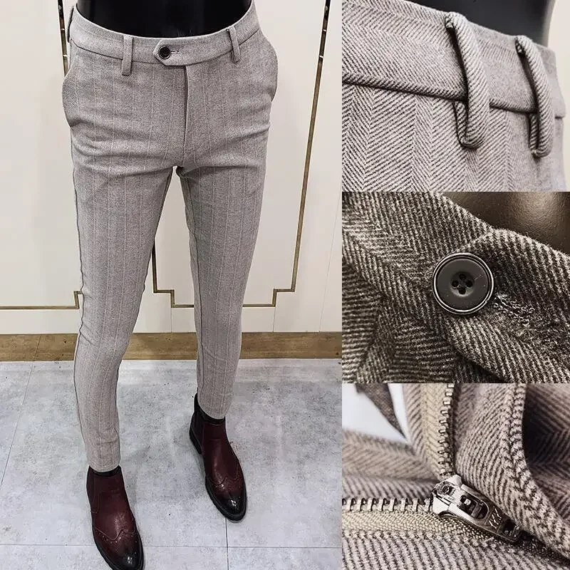 Autumn Winter Thickened Woolen - Men Formal Wear Shop 리뷰 및 가격