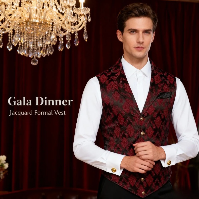 British Retro Slim Fit Vest Fa - Men'S Formal Wear Waistcoat 리뷰 및 가격