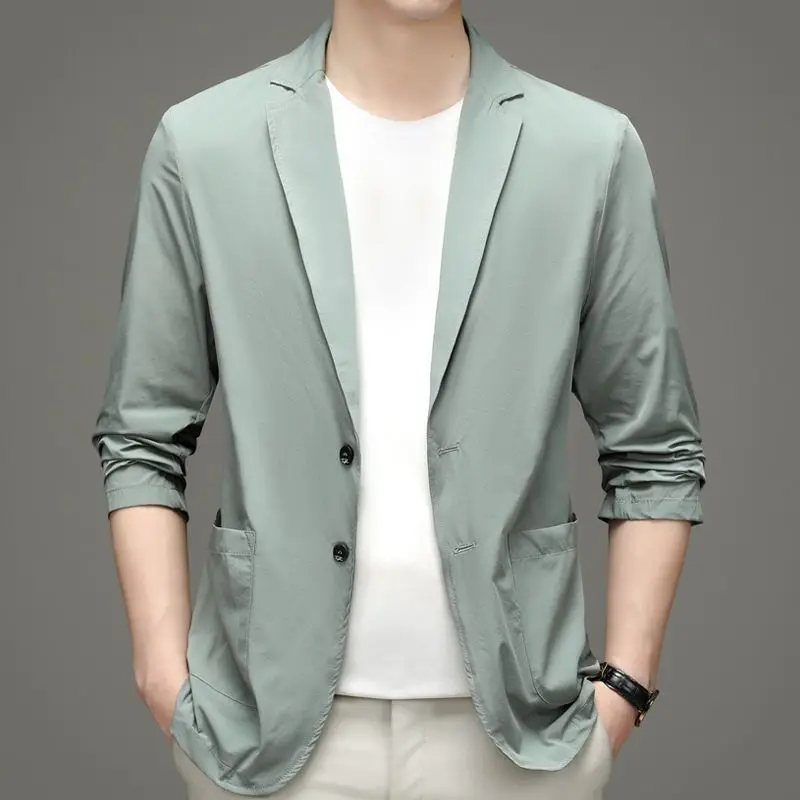 New Summer Men Thin Blazers Bu - Men Formal Wear For Summer 리뷰 및 가격
