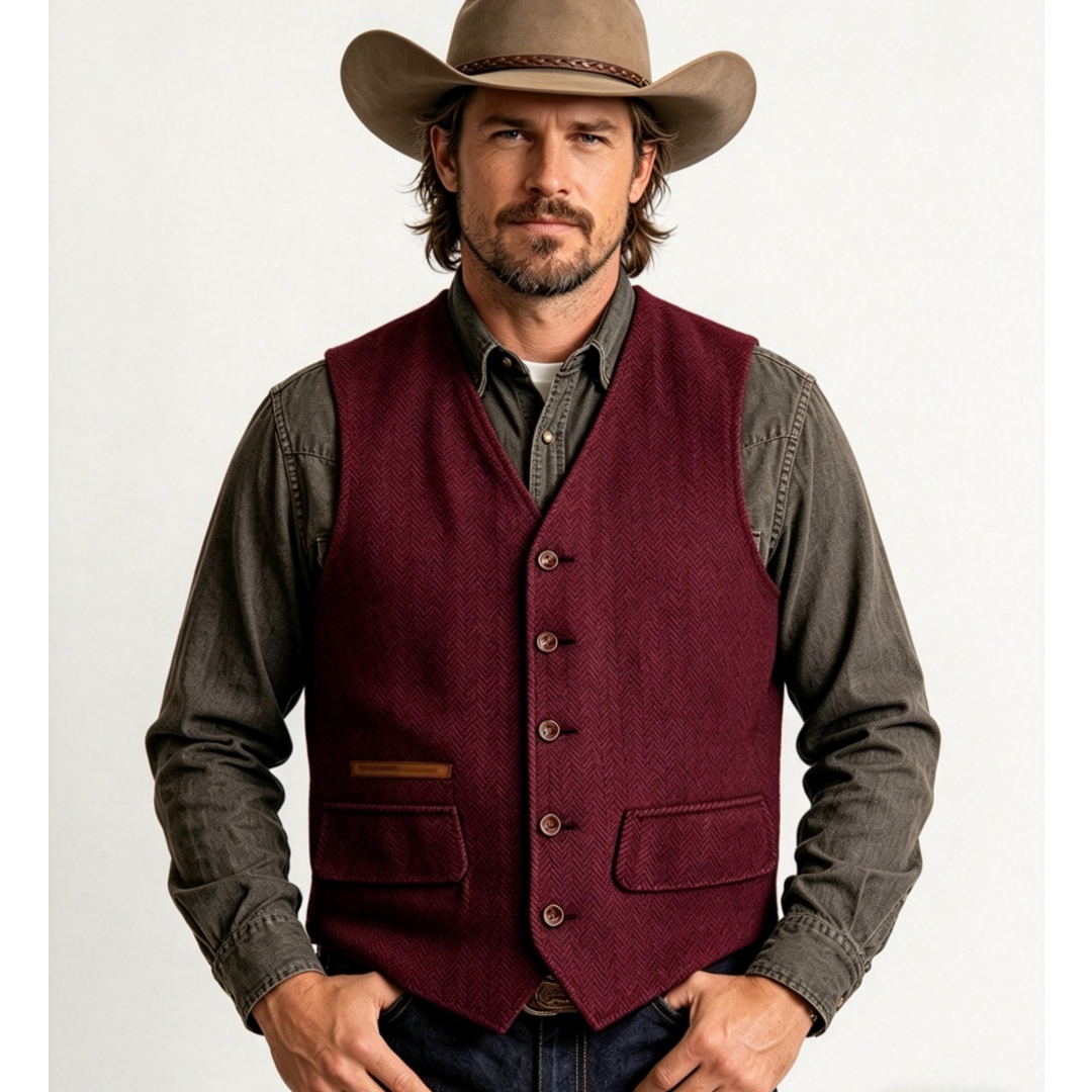 V-neck Men's Suit Vest Herring - Men'S Formal Wear Waistcoat 리뷰 및 가격