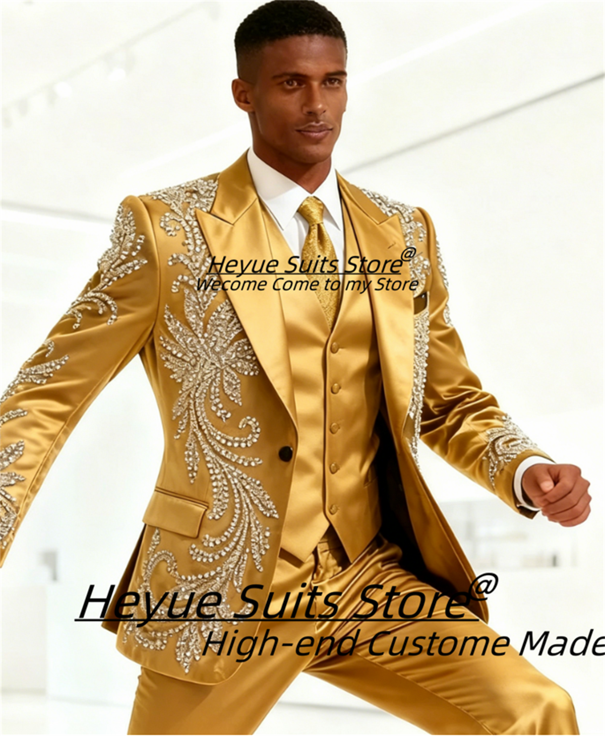 High End Customized Men Suit L - Men Formal Wear Wedding 리뷰 및 가격