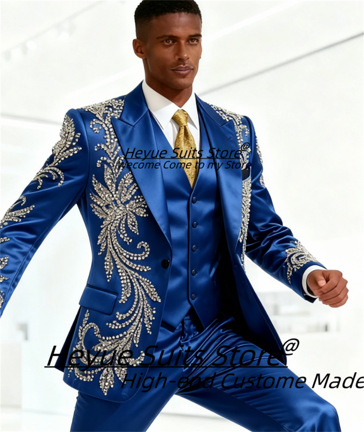 High End Customized Men Suit L - Men Formal Wear Wedding 리뷰 및 가격