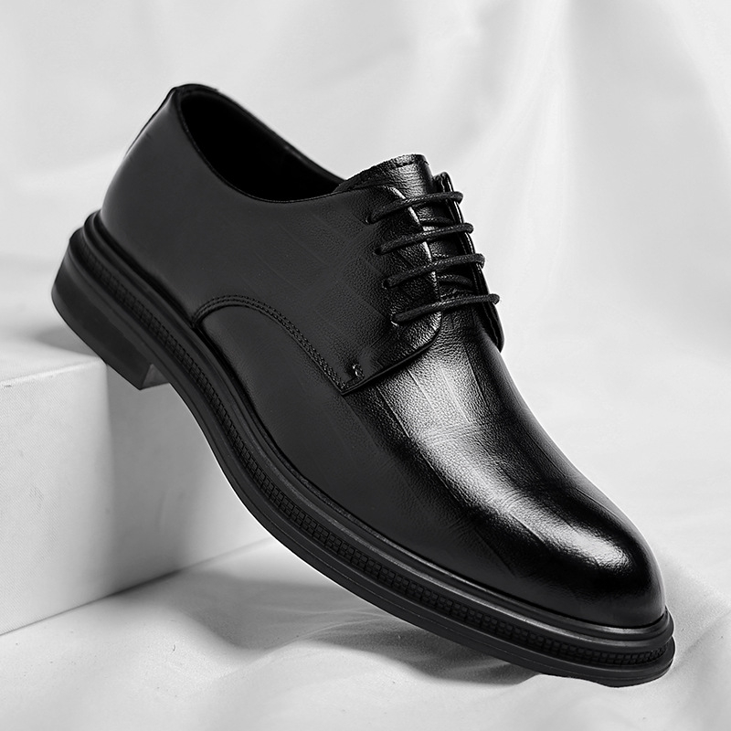 Mens Black Textured Leather Po - Men Formal Wear All Black 리뷰 및 가격