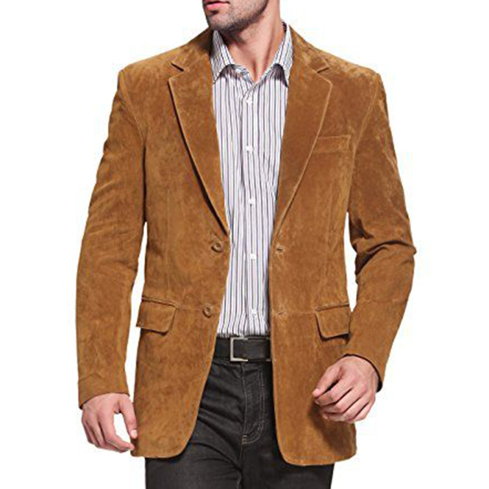 Men's Faux Suede Jacket Comfor - Men Formal Wear Shop 리뷰 및 가격