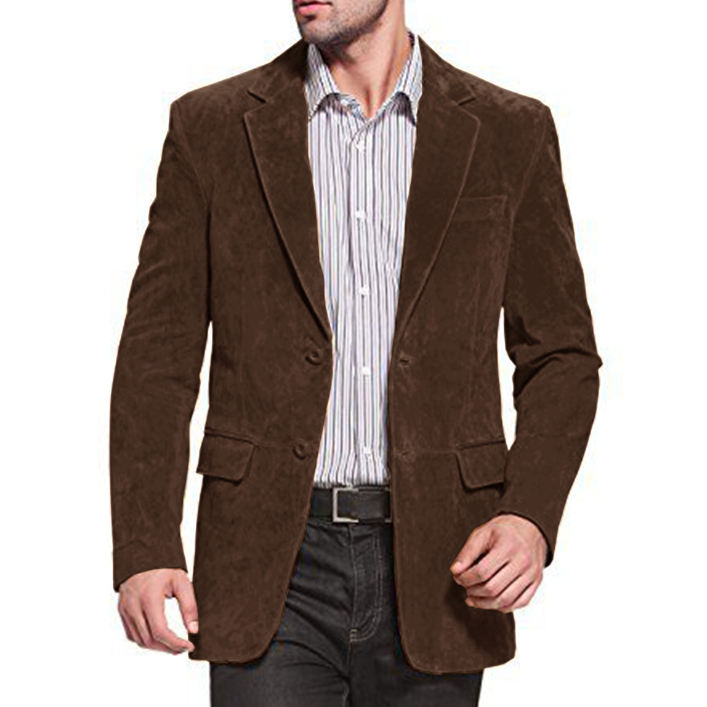 Men's Faux Suede Jacket Comfor - Men Formal Wear Shop 리뷰 및 가격