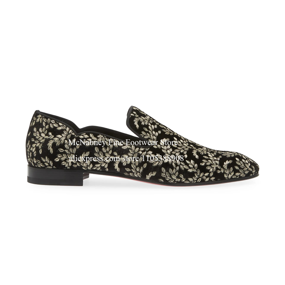Black Silk Velvet Slip On Loaf - Men'S Formal Party Wear Shoes 리뷰 및 가격