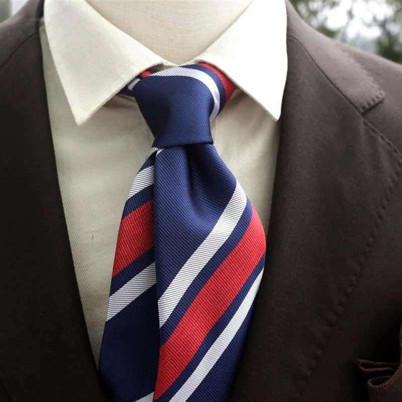 New Trendy Navy Brown Neckties - Men'S Formal Wear Ties 리뷰 및 가격