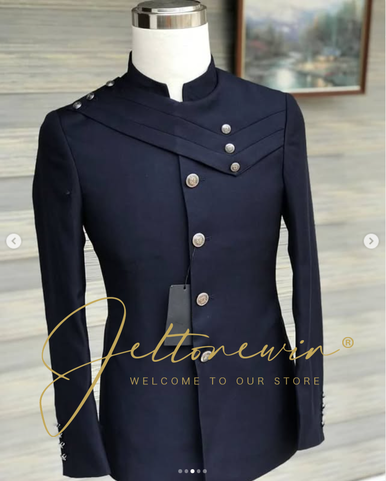 Men's Navy Blue Suit Set with  - Men'S Style Formal Wear 리뷰 및 가격