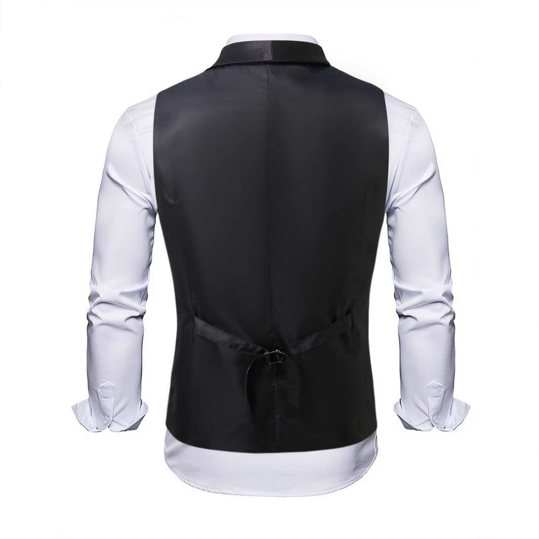 New Men Black Sequin Double Br - Men'S Formal Wear Waistcoat 리뷰 및 가격
