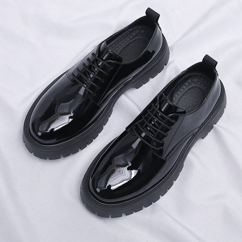 Mens Black Patent Leather Lace - Men Formal Wear All Black 리뷰 및 가격