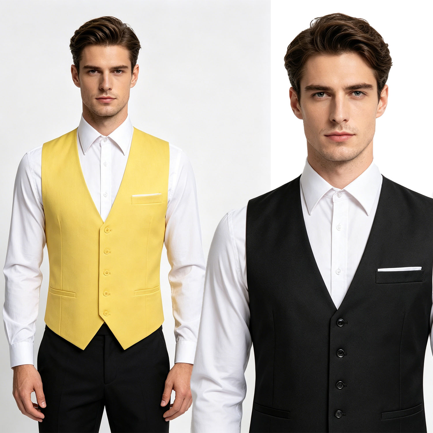 Men's Formal Suit Vest, Solid  - Men'S Formal Wear Waistcoat 리뷰 및 가격