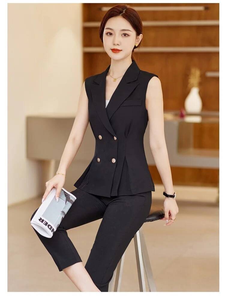 Women Elegant Pantsuits with 2 - Men'S Formal Wear Waistcoat 리뷰 및 가격
