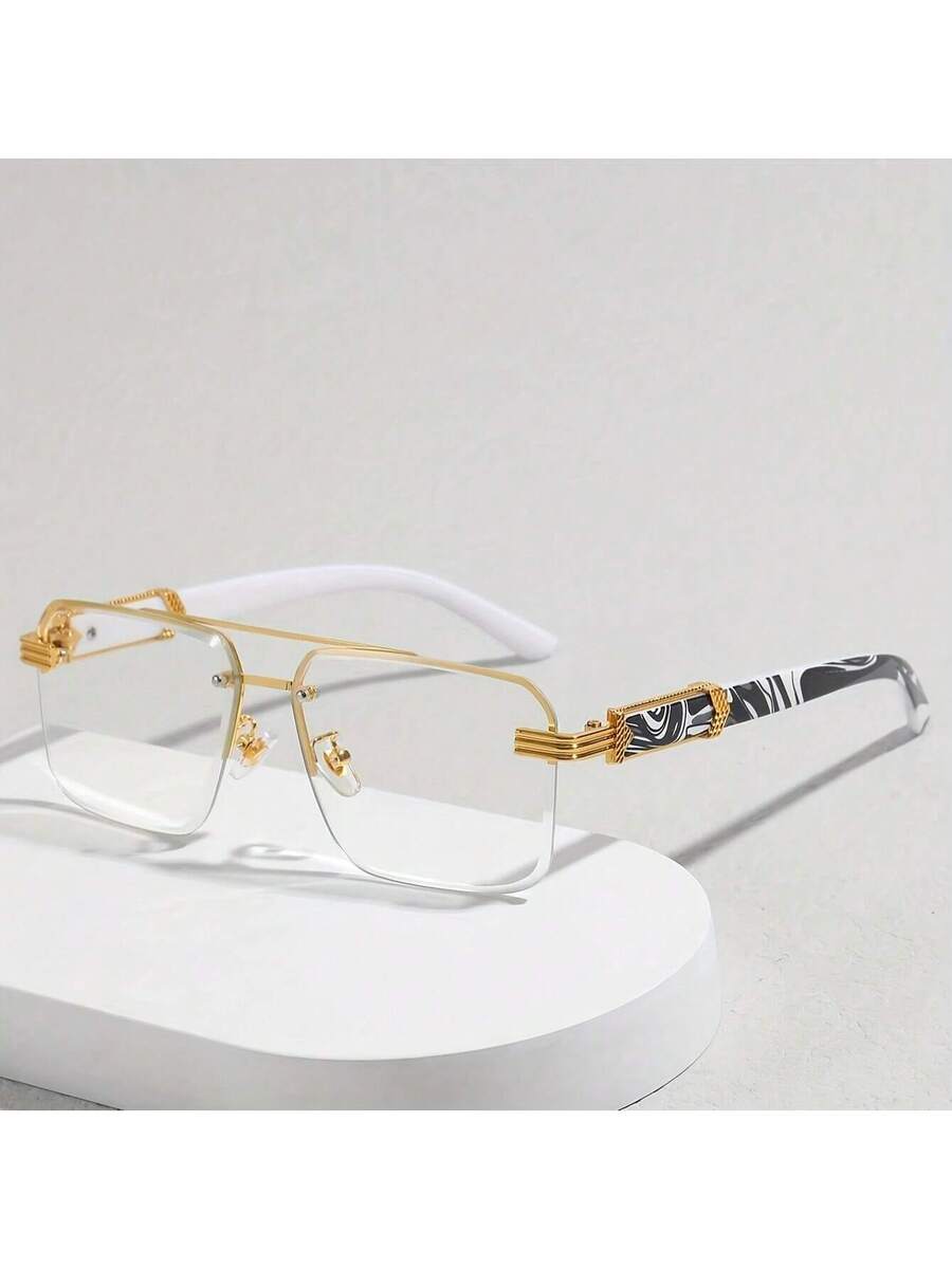 Mens Half-Frame Eyewear With T - Men'S Formal Wear Accessories 리뷰 및 가격