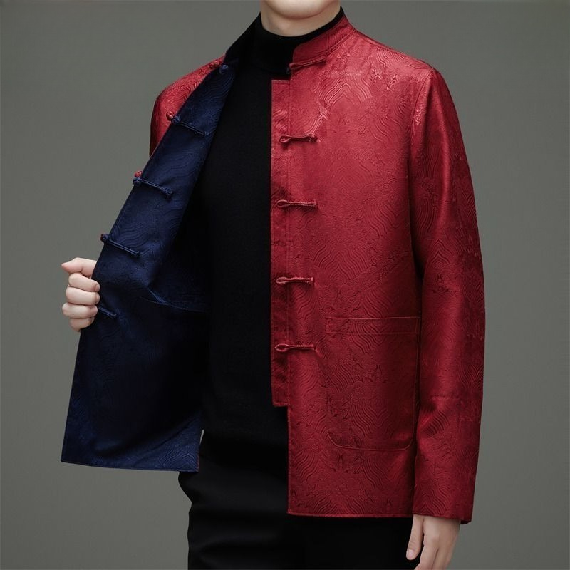 Tang-style Men Long-sleeved Do - Men'S Style Formal Wear 리뷰 및 가격