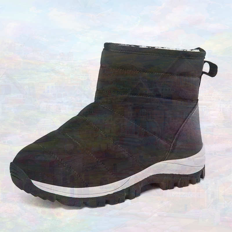 Nonslip Thermo Elderly Tennis  - Men Formal Wear All Black 리뷰 및 가격