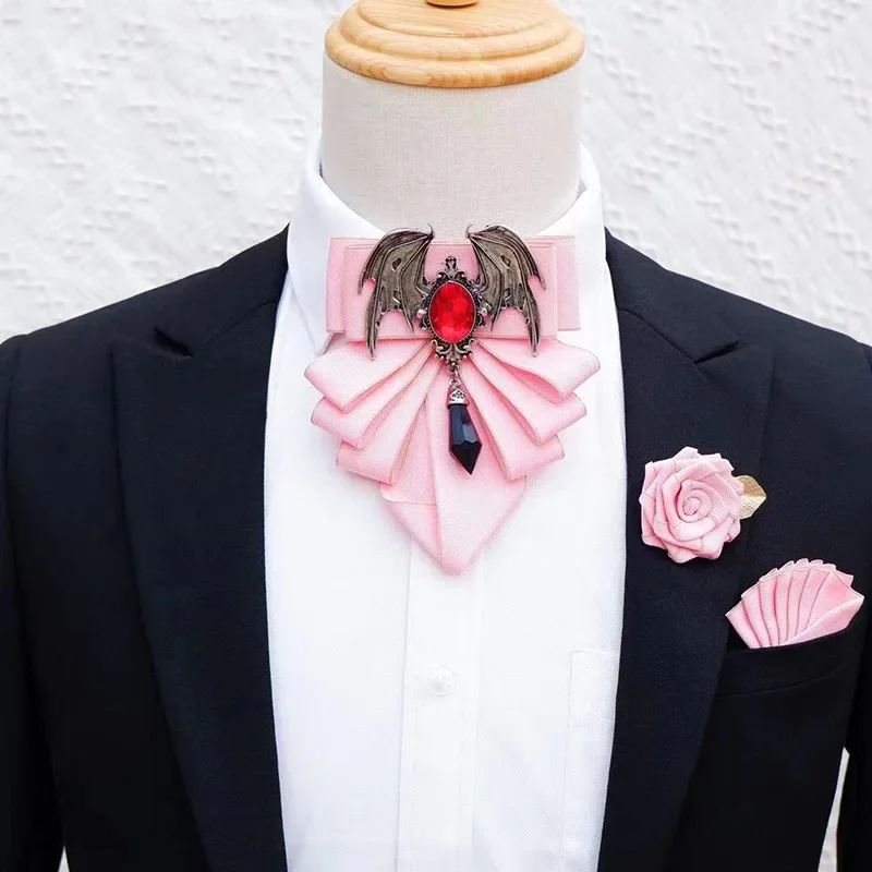 Men's Bow Tie Brooch Set Briti - Men'S Formal Wear Ties 리뷰 및 가격