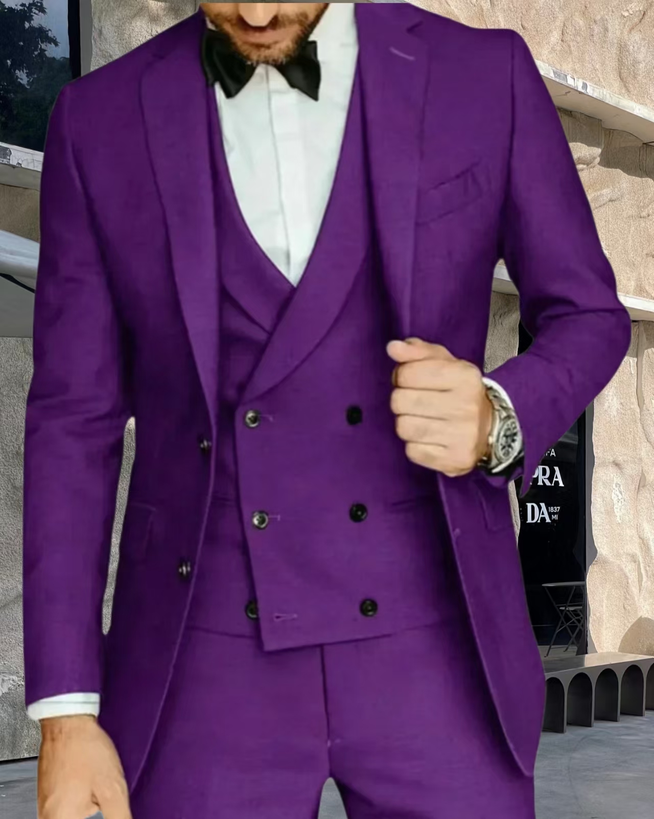 Men's Solid Color Tuxedo Suits - Men'S Formal Wear Waistcoat 리뷰 및 가격