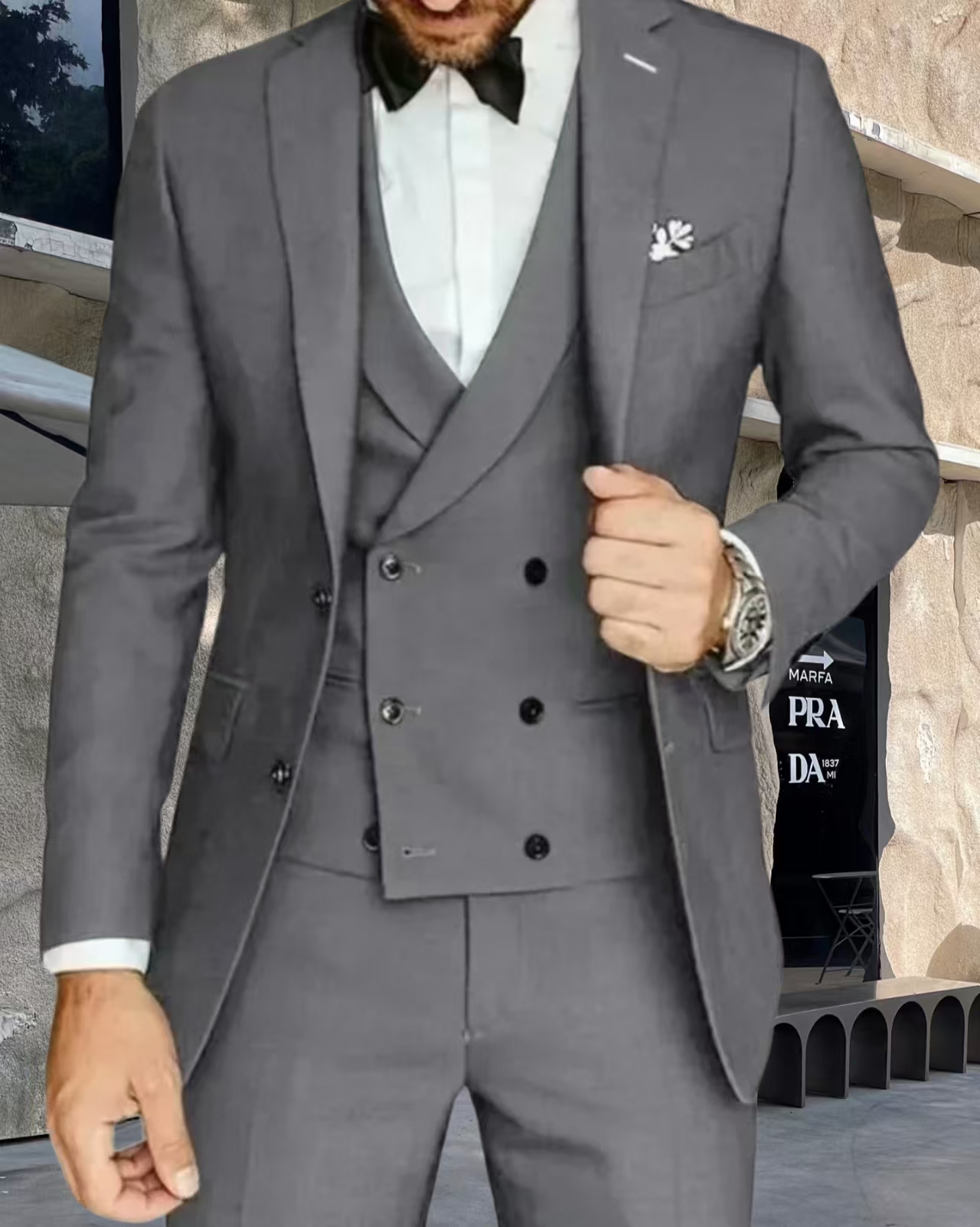 Men's Solid Color Tuxedo Suits - Men'S Formal Wear Waistcoat 리뷰 및 가격