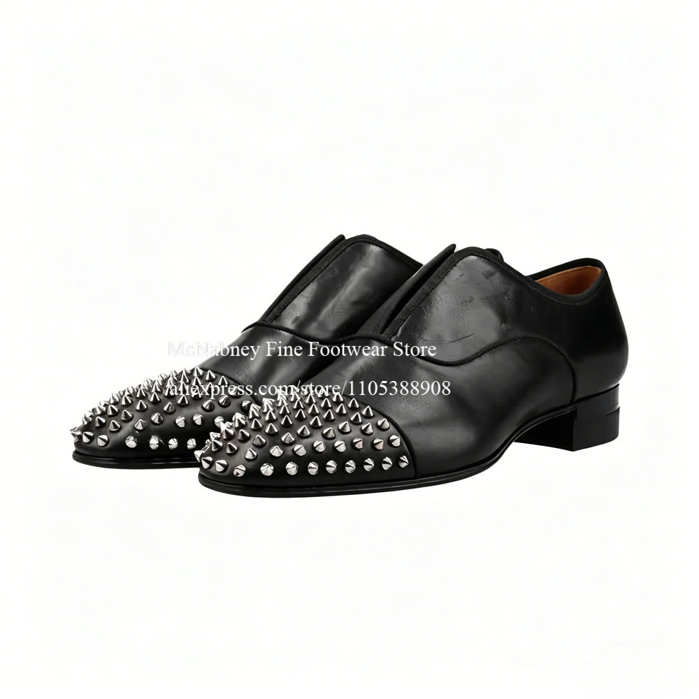 Spike Studs Leather Dress Shoe - Men'S Style Formal Wear 리뷰 및 가격
