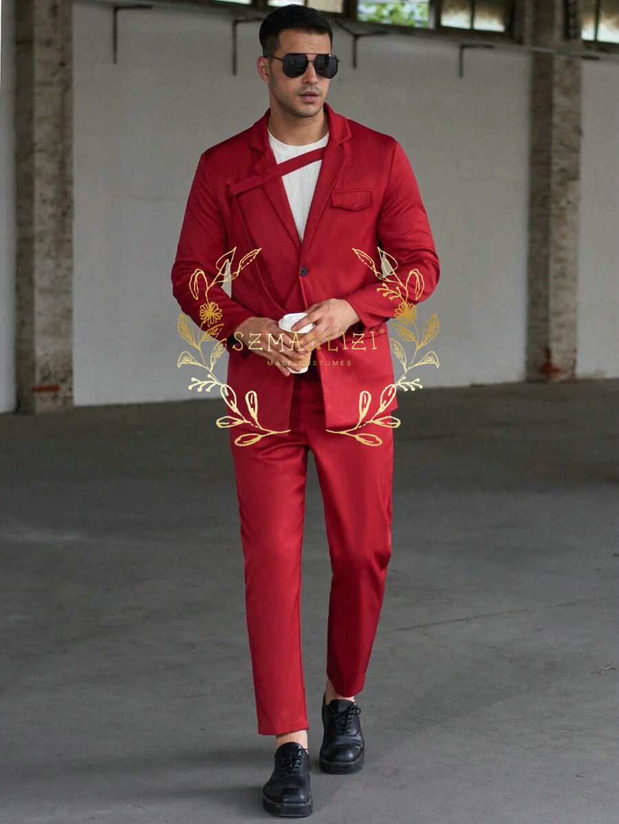 Fashionable Casual Men's Suits - Men Formal Wear For Dinner 리뷰 및 가격