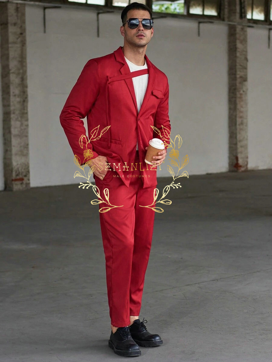 Fashionable Casual Men's Suits - Men Formal Wear For Dinner 리뷰 및 가격