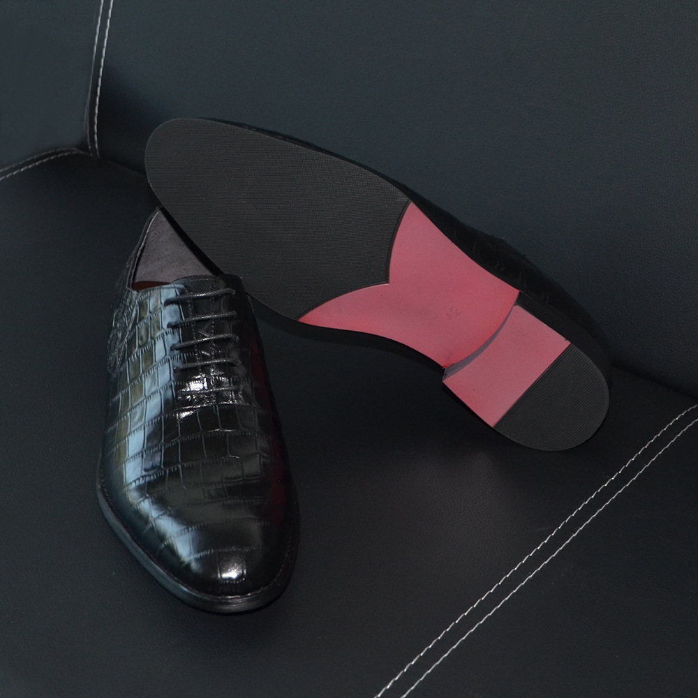 Men's Black Crocodile Pattern  - Men'S Formal Party Wear Shoes 리뷰 및 가격